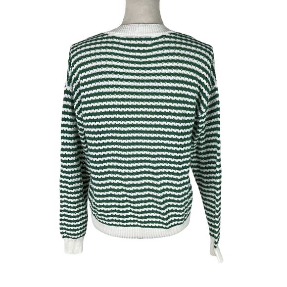 Spiritual Gangster Stone Jade Striped Pullover Crew Neck Sweater Size XS - Picture 9 of 12
